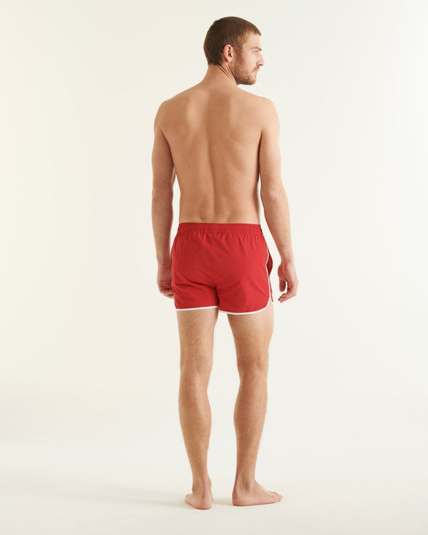 Maillot de bain esprit marathon Rouge Malibu