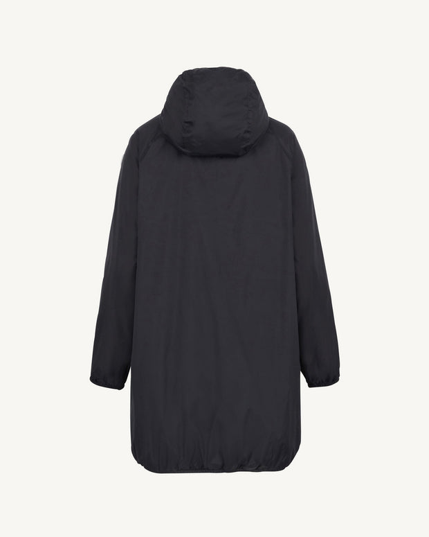 Imperméable long doublé polaire Noir Glendale Polar