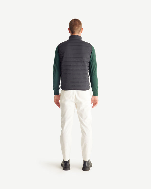 Doudoune sans manches stretch Noir Arafo