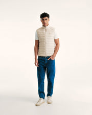 Doudoune sans manches stretch Argile Arafo