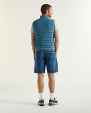 Doudoune sans manches stretch Bleu jeans Arafo