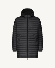 Doudoune longue réversible à capuche Noir Amsterdam 2.0