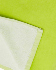 Serviette de plage en éponge Vert acide Beach