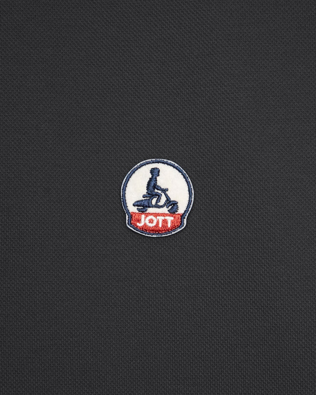 Polo en coton biologique Noir Marbella