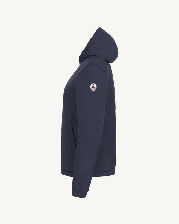 Doudoune réversible à capuche Ultralight Marine/Beige Bangkok 2.0