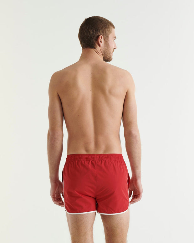 Maillot de bain esprit marathon Rouge Malibu
